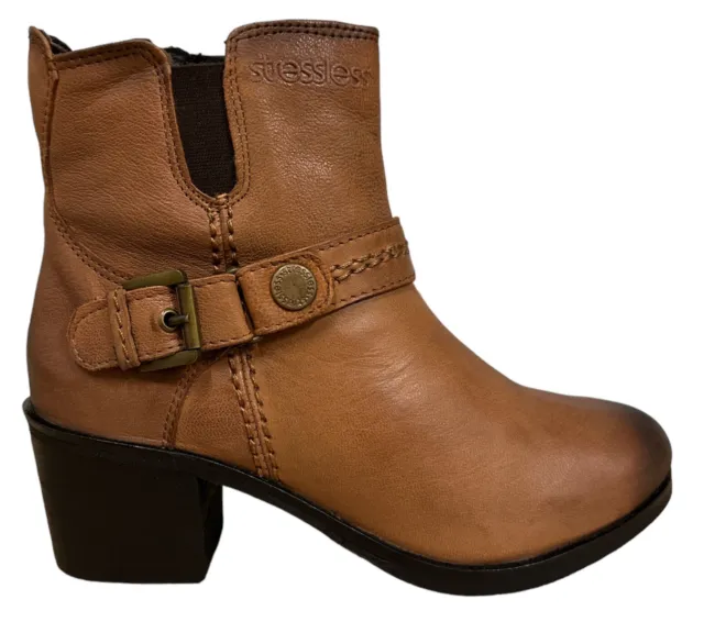 Damen Schuhe Damen Stiefel Lederstiefel STRESSLESS braun NEU Größe 36