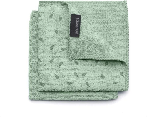 Brabantia - Paños de microfibra de fregadero - lavable a máquina - verde jade