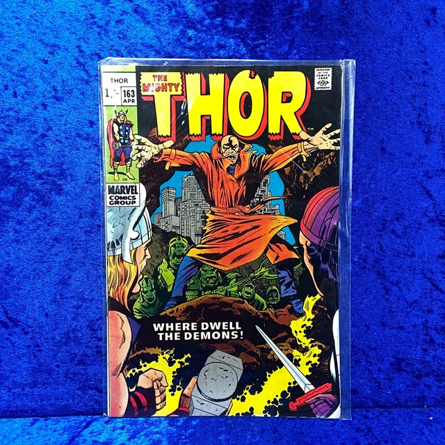 The Mighty Thor (Volume 1) #163 2nd Appearance of Adam Warlock (1969) Silver Age