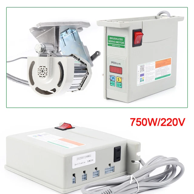 KANBCNG 750W Nähmaschinenmotor - Bürstenloser DC Motor Mit Geschwindigkeitsregelung