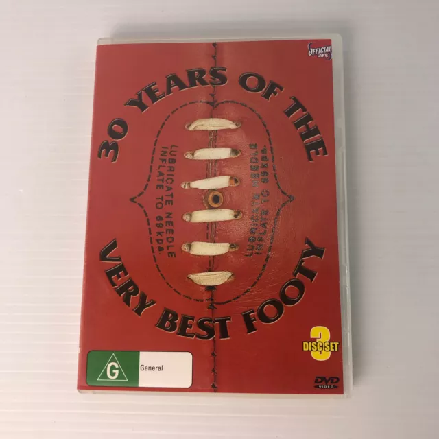 AFL 30 YEARS of the Very Best AUSTRALIAN FOOTBALL Footy (3 DVD SET) Region 4