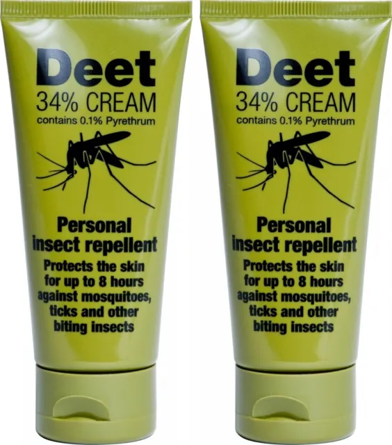 DEET Personal Insect Mosquito Repellent Cream 60ml