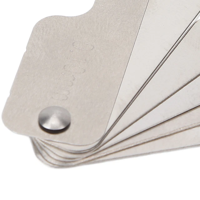 7 BLADE DENTAL Feeler Gauge Stainless Steel Interdentium Measuring Tool