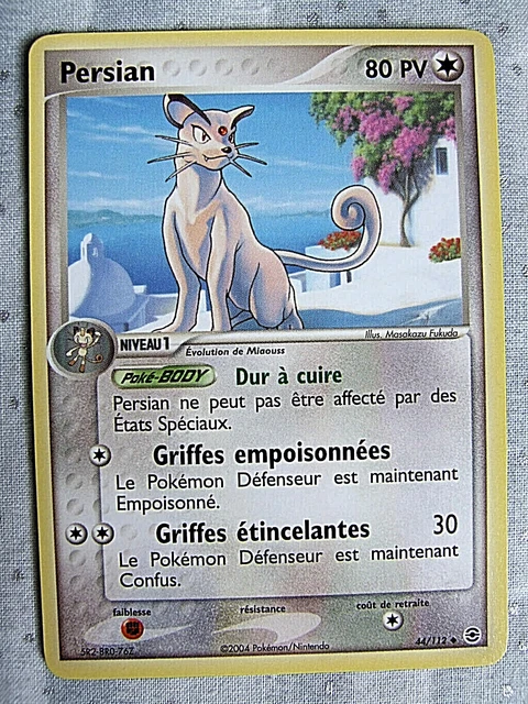 ex ROUGE FEU & VERT FEUILLE  cartes POKEMON  à l'unité