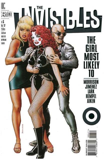VTG DC Comics Invisibles #6 (2nd Series, 1997) High Grade Comic Book