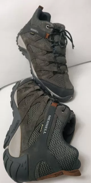 MERRELL GORE-TEX Mens Walking Boots Grey Size Uk 10 Used Condition £59. ...