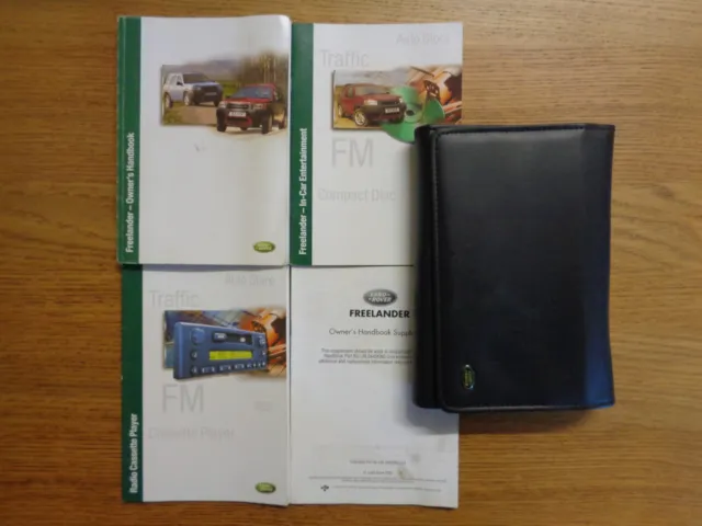 Land Rover Freelander Owners Handbook/Manual and Wallet 00-03