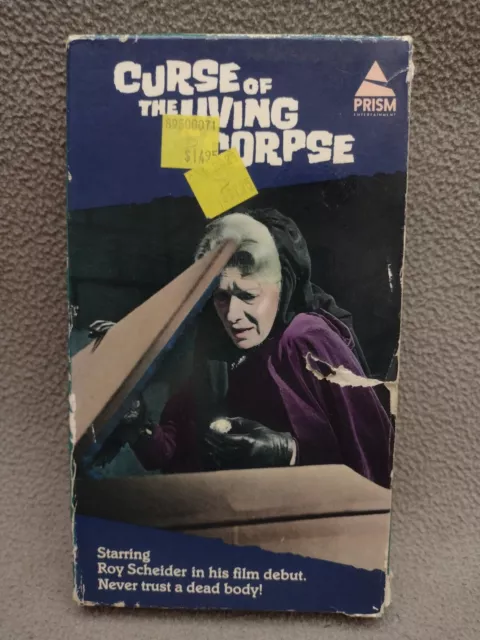 Curse of the Living Corpse (VHS, 1986, Prism Side Load) Roy Scheider