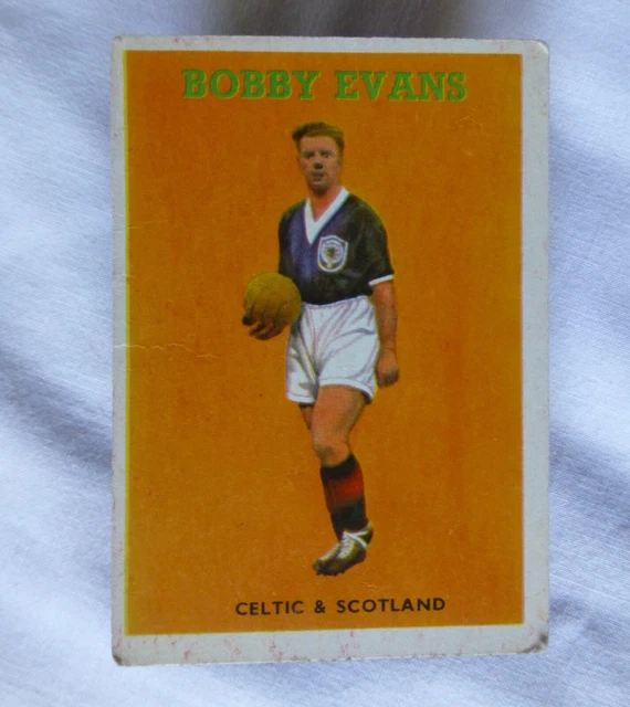 A&BC Football Gum Red Back Bobby Evans No.28 -a