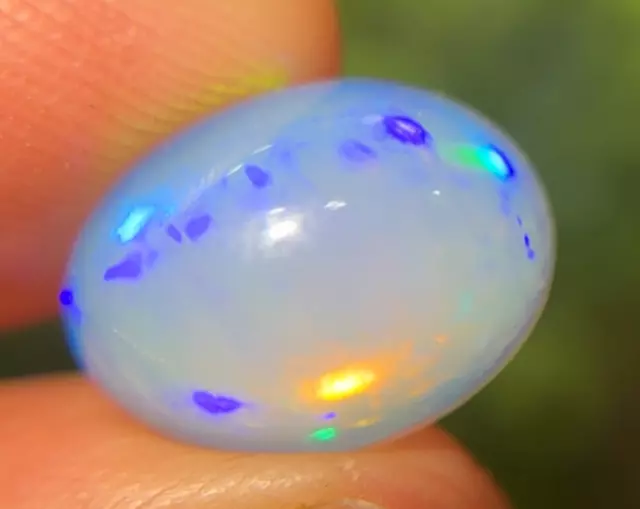 4.35 Cts Opale éthiopienne naturelle Cabochon 13X10 MM AAA Grade Welo Opal...