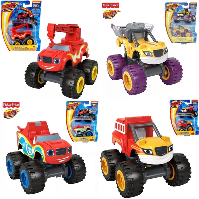 Fisher-Price Blaze and the Monster Machines Neon Wheels 5-Pack of Diecast  Toy Trucks