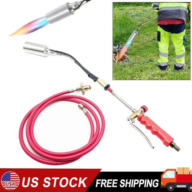 PORTABLE PROPANE TORCH Weed Burner Ice Snow Melter Outdoor Flame