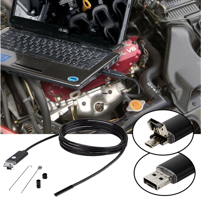 Water/Oil-proof Endoscope Borescope Inspection Camera for Car Moto Diagnostic