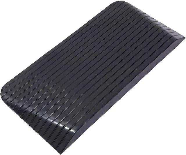 Gummischwelle Rampe Türen Heavy Duty Rollstuhl Rampen 2200 Lb rutschfest Schwarz