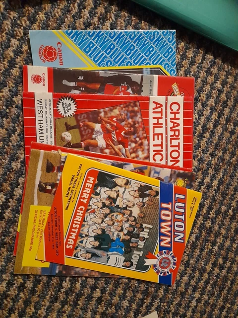 Lot De 69 Programmes De Match – West Ham United – Collection Football