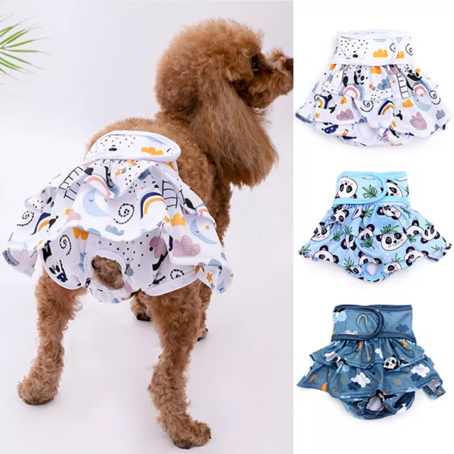 Small Dog Pet Female Nappy Diaper Shorts Season Sanitary Pants Undies Underpants