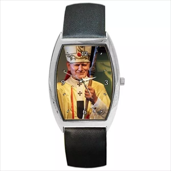 Pope John Paul II Catholic Unisex Analog Wrist Watch Confirmation Gift