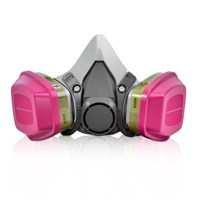 Respirator Mask with Filters - Reusable Gas Mask - Half Face Respirator Mask