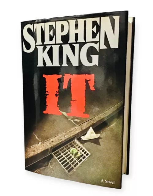 IT by Stephen King True $22.95 First Edition Printing 1986 Viking Hardcover HBDJ