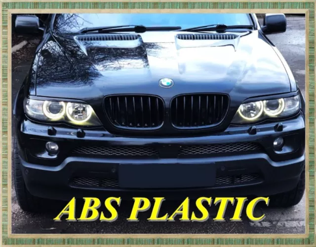 BMW X5 E70(2007-2014) EYEBROWS HEADLIGHT BROWS ABS PLASTIC NEW TUNING TRIMS  HIT 