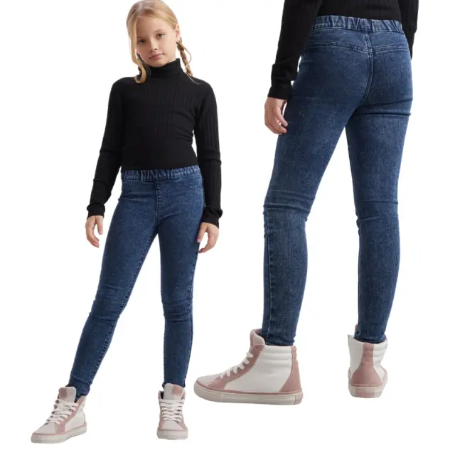 Pantaloni elasticizzati jeans skinny designer denim per ragazze 3