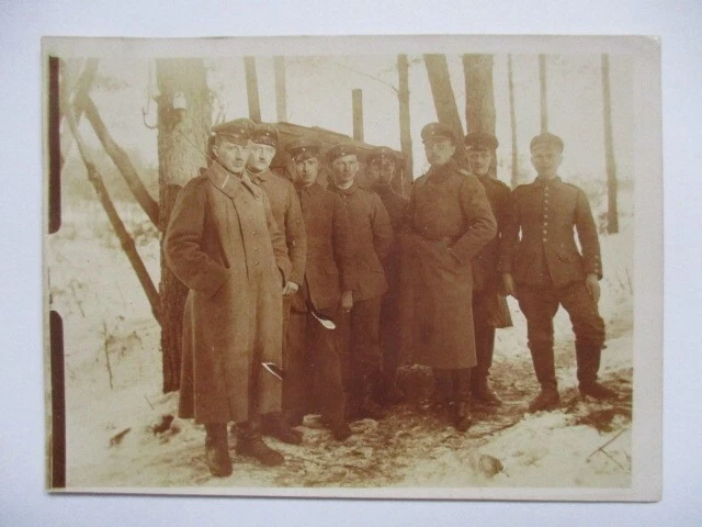 Rußland im Kriegsjahr 1917, Deutsche Offiziere, original Foto mit text