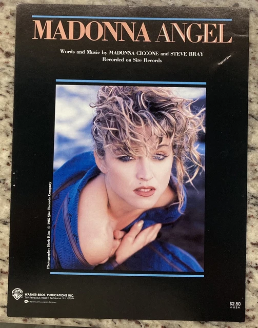 MADONNA ANGEL Sheet Music Songbook! USA Edition! Piano Vocal Guitar
