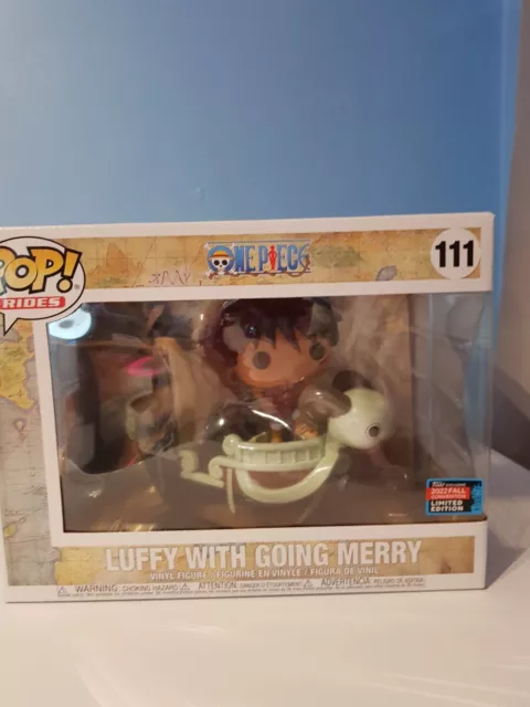 Funko Pop! Rides One Piece Luffy with Going Merry 2022 NYCC Exclusive  Figure #111