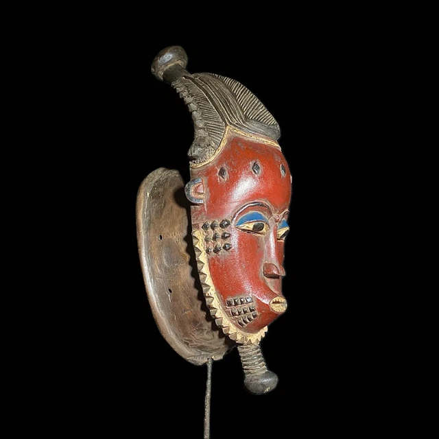 African figure African Tribal Art Wooden Carved Antique african Home Décor-8273