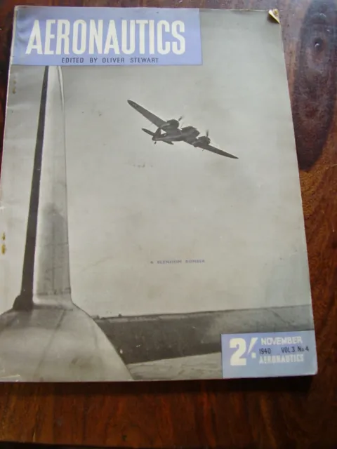 Aeronautics Magazine Aviation November 1940 Towed Troop Carriers