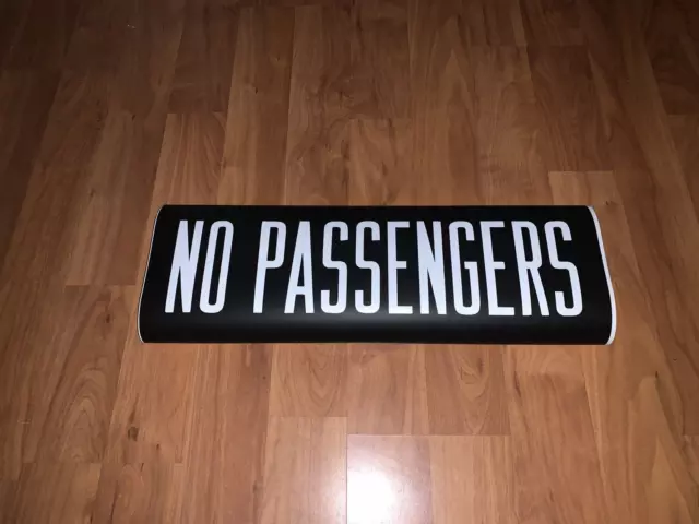 Irt R17 Ny Nyc Subway Roll Sign Mylar No Passengers Not In Service Urban Transit
