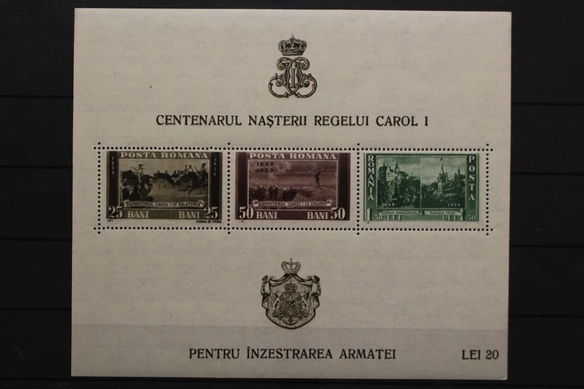Rumänien, MiNr. Block 4, postfrisch / MNH - 656407