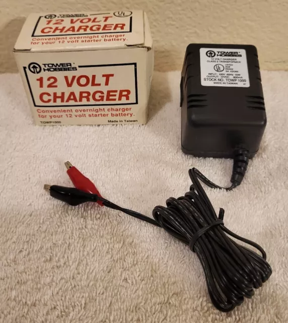 VTG • Tower Hobbies • 12 Volt Wall Charger • TOWP1000 • Lot Of 2 • Brand New!