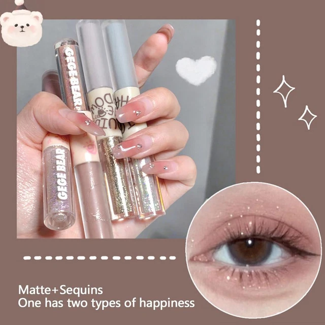 Sombra de ojos líquido perlada brillante diamante sombra de ojos brillo D2Q5
