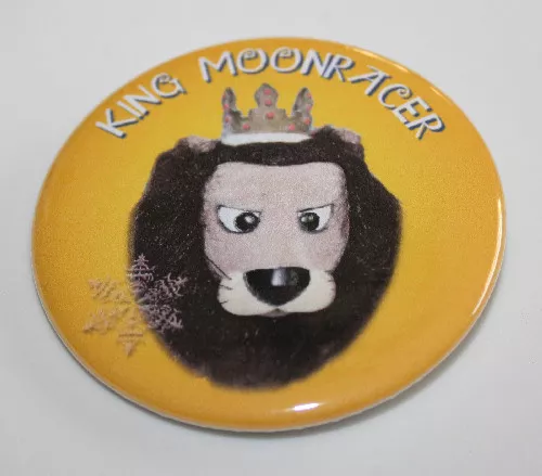 KING MOONRACER PIN BUTTON Rudolph Red-Nosed Reindeer Christmas Misfit Toys Lion