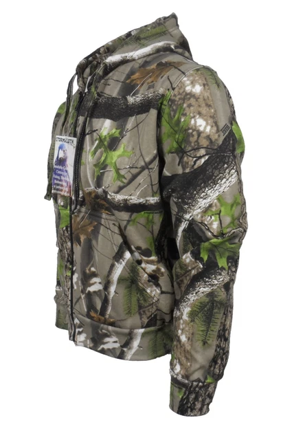 STORMKLOTH TREK CAMO Zip Hooded Top Camouflage Hoody Zipper