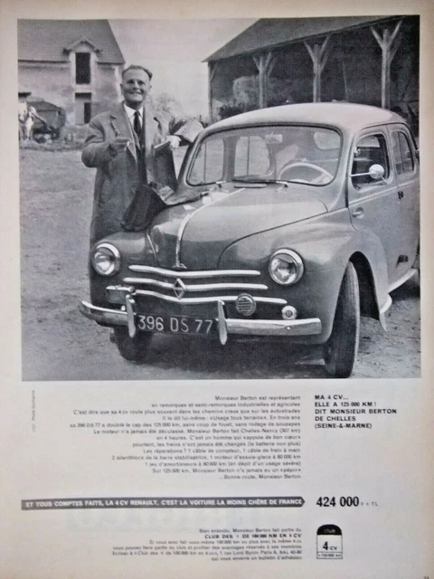 1959 La Renault 4 Hp The Cheapest Car In France