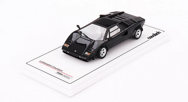 TSM Model 1:43 Lamborghini Countach 5000S Nero Modello In Resina TSM430703