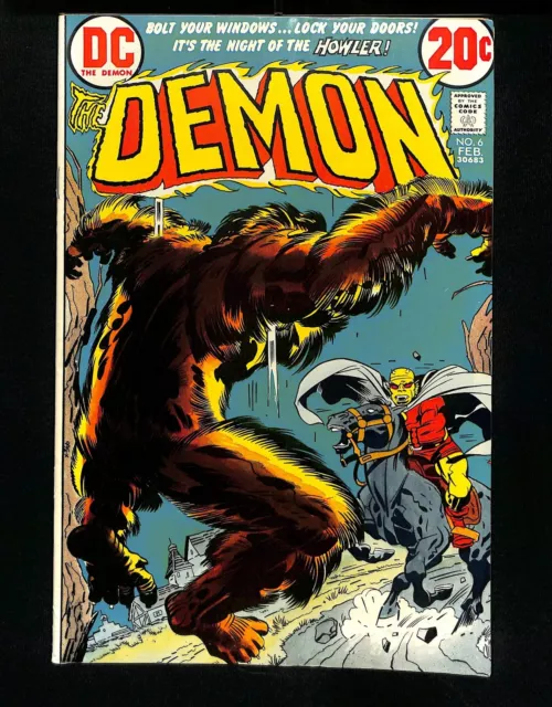 Demon #6 The Howler! Werewolves!  Jack Kirby Cover Art! DC Comics 1973