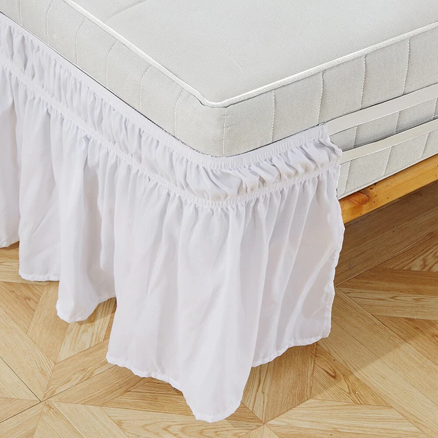 (Queen: 60 * 80 + 15 pollici) gonna copriletto diffuso Valance arricciapolvere