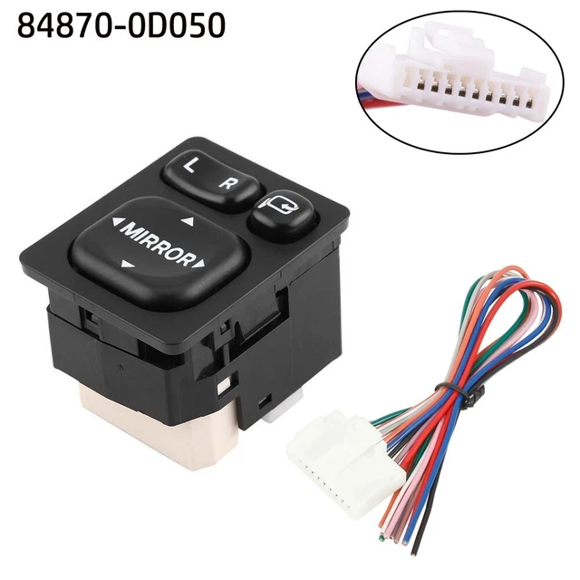 1 PC Master Power Mirror Folding Rear View Outer Mirror Switch Fits For Toyota