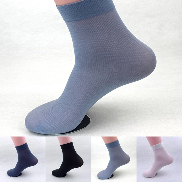 Solido Colore Calzini Estate Business Vestito Casual Tinta Unita SPORTS Sottili
