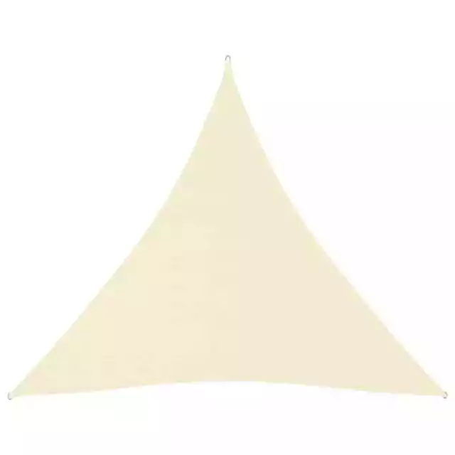 Voile de parasol tissu oxford triangulaire 3x3x3 m cr�me