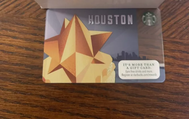 Starbucks Card US 2015 Houston MS 6109 plastic card