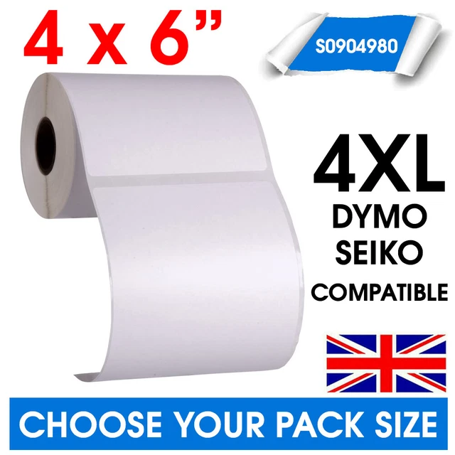 220 Étiquettes D'expédition Dymo LW, Très Grand Format, 104 Mm X 159 Mm