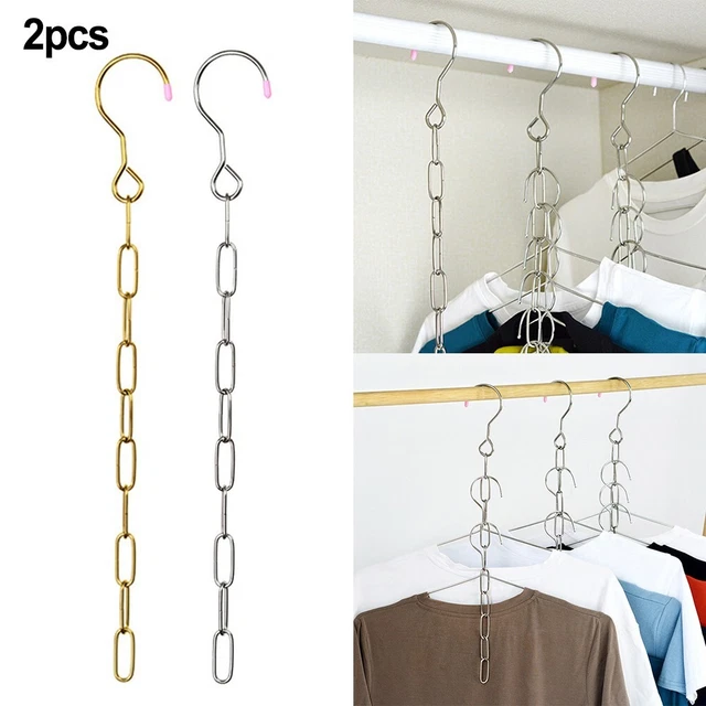 Nuevo organizador de cadenas de almacenamiento percha con 8 ranuras