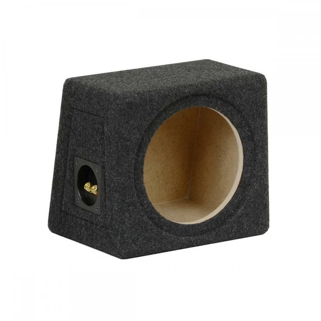 20.3cm 20cm MDF Nero Sigillato Auto Altoparlante Audio Sub Subwoofer Bass Box 8L