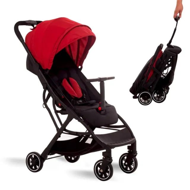   New Lightweight Compact Foldable Umbrella Stroller With Adjustable Back Rest