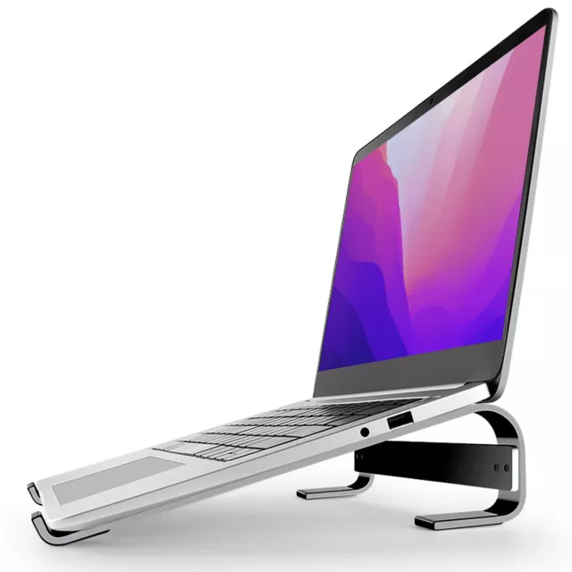 Support pliable pour ordinateur Portable Mac et PC, en Aluminium