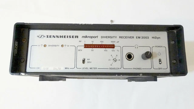 Sennheiser Mikroport Diversity Receiver EM 2003 CG 12/30 226,750 MHz